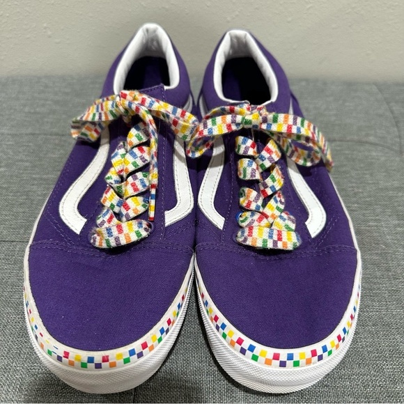 VANS Old Skool Rainbow Check Sneakers - Picture 2 of 10